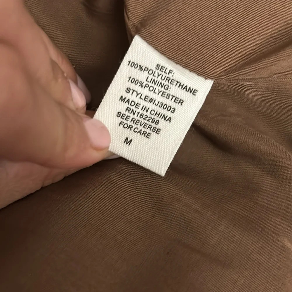 Bucketlist vegan leather jacket blazer - Picture 3 of 5